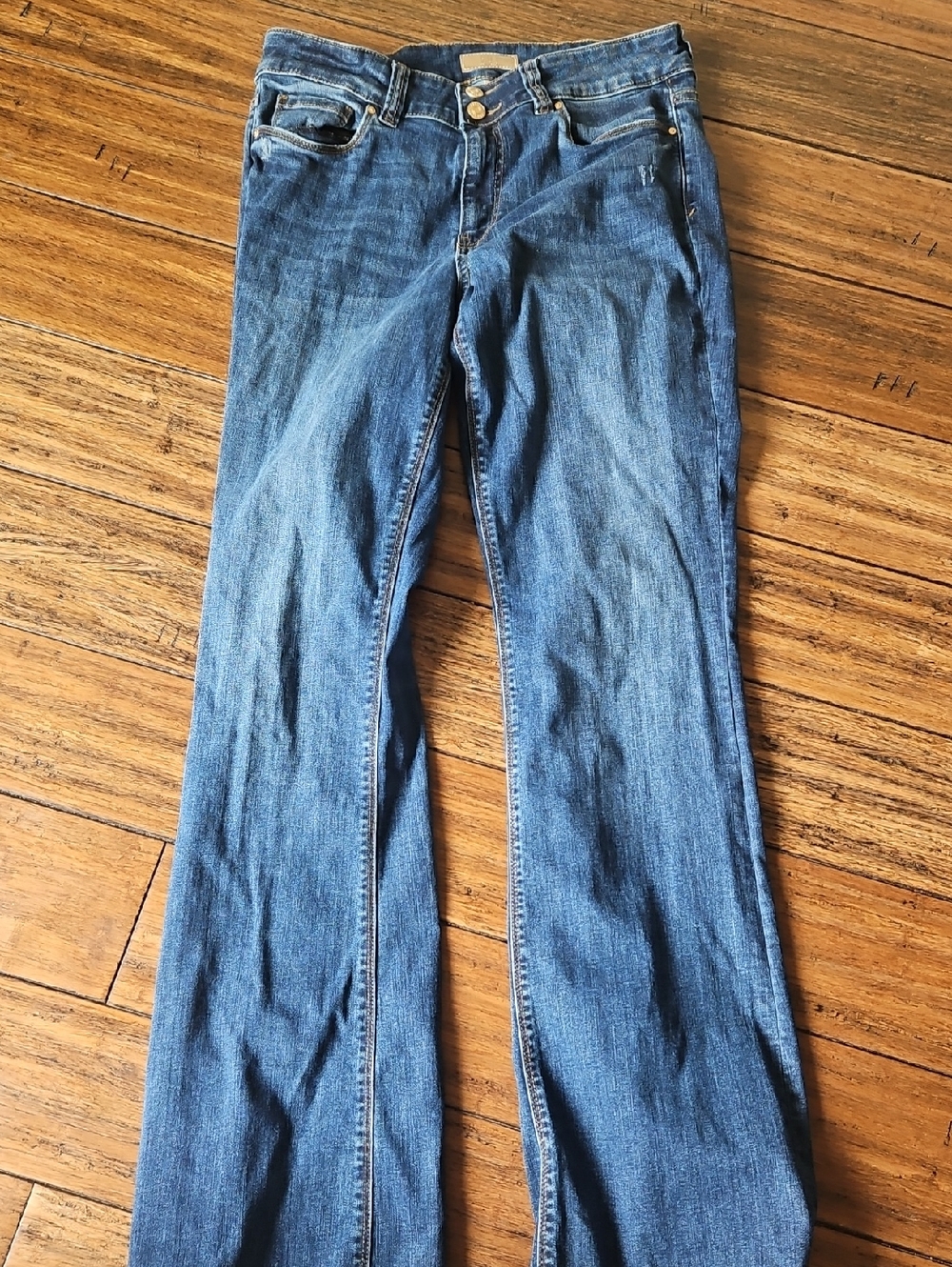 Size 10 Kut from the Kloth Dark Blue Denim Jeans Highrise Bootcut